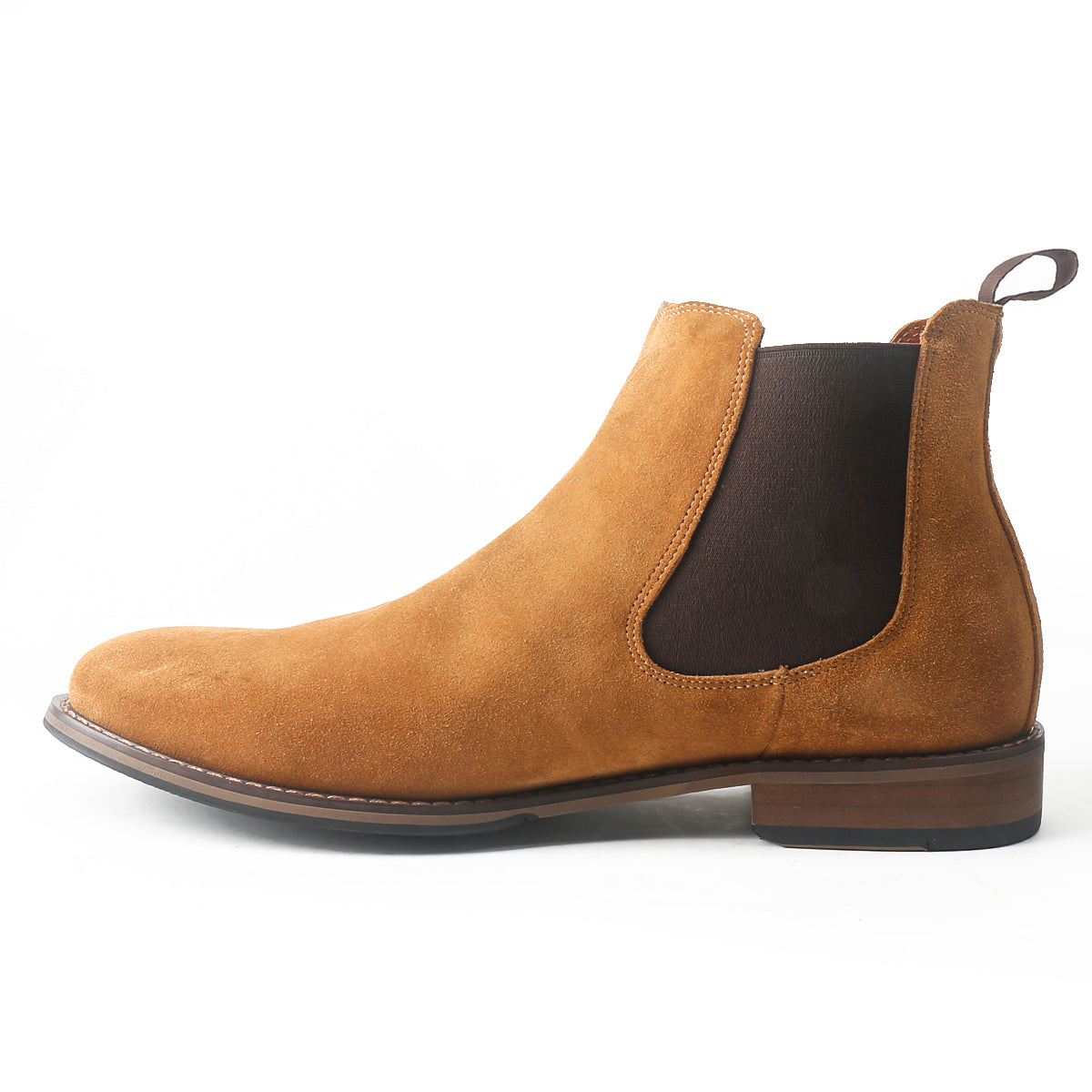 Classic Flexible Suede Chelsea Boots