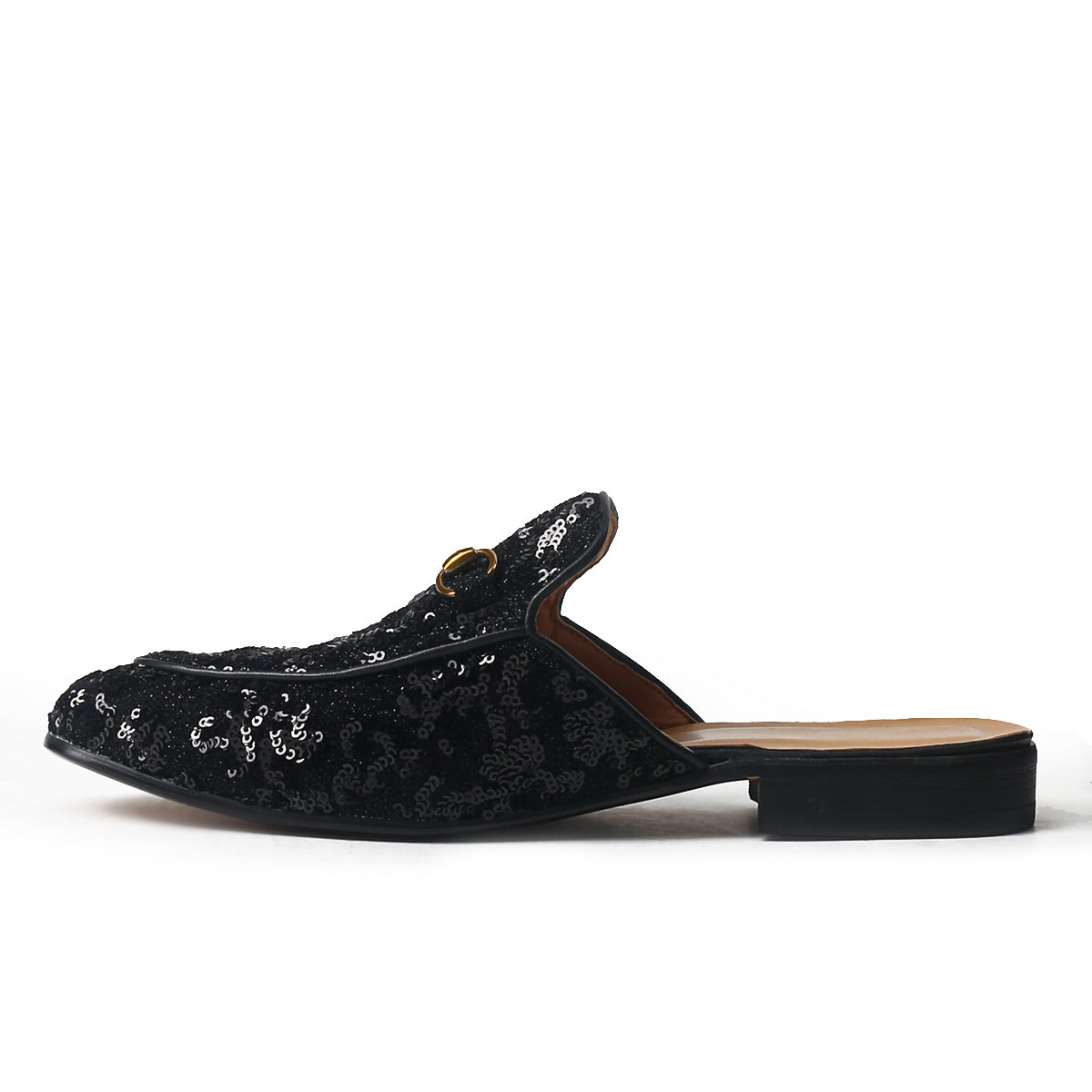 Stunning Horsebit Mule with Sequins