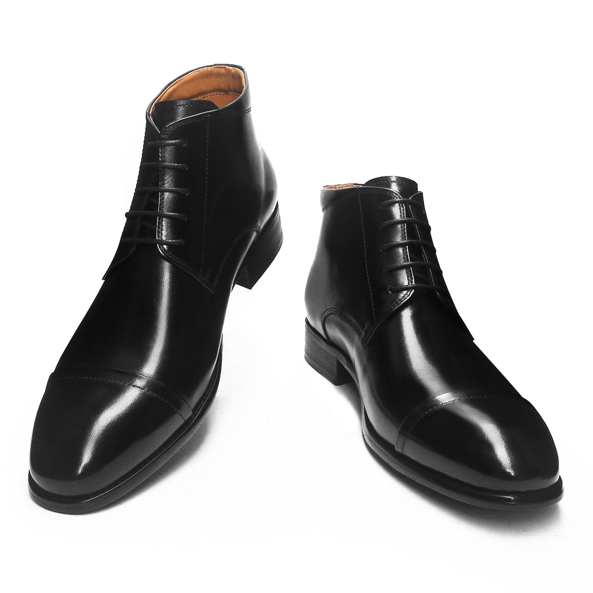 Classic Stylish Cap Toe Chukka Boots