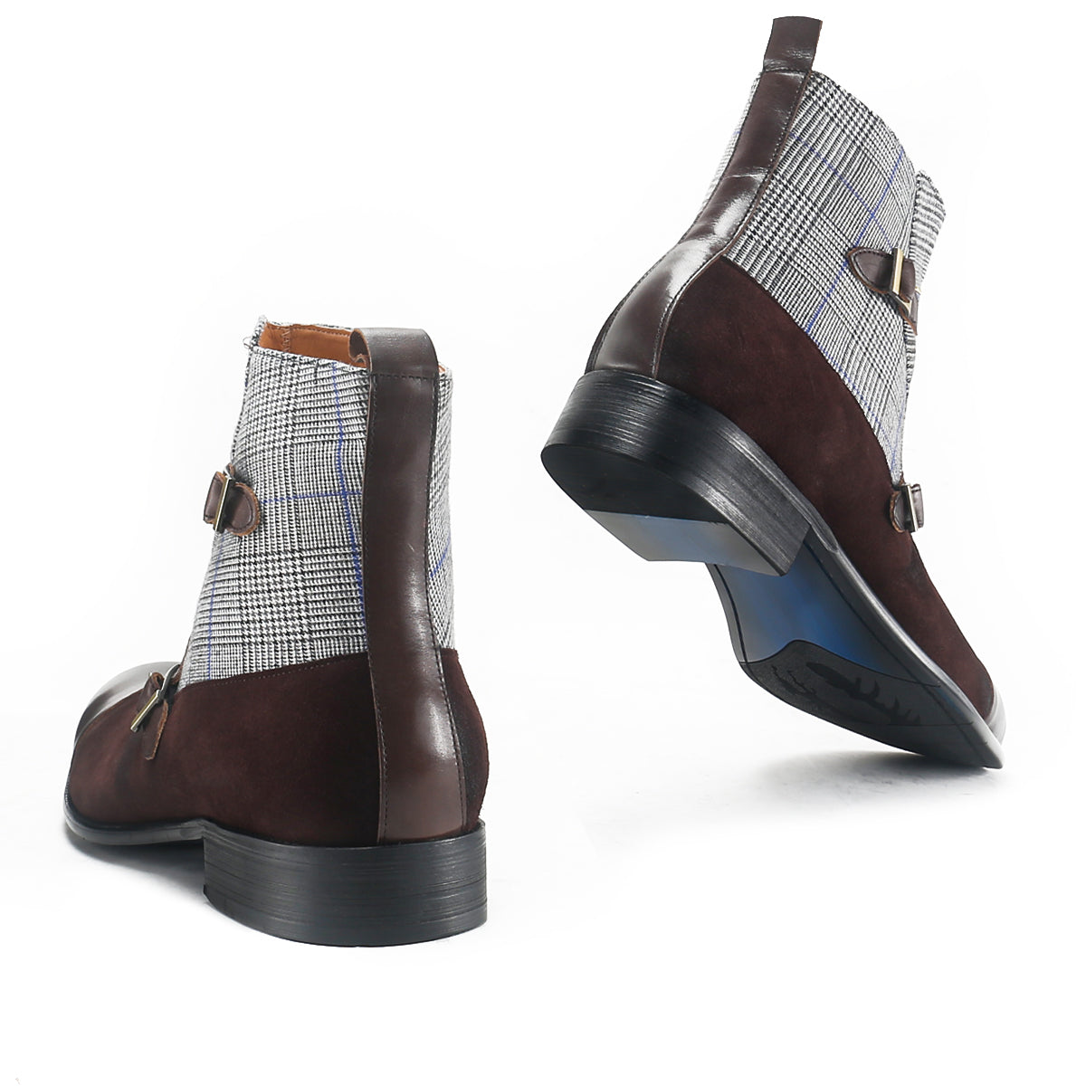 Sartorial Double Strap Cap Toe Boots