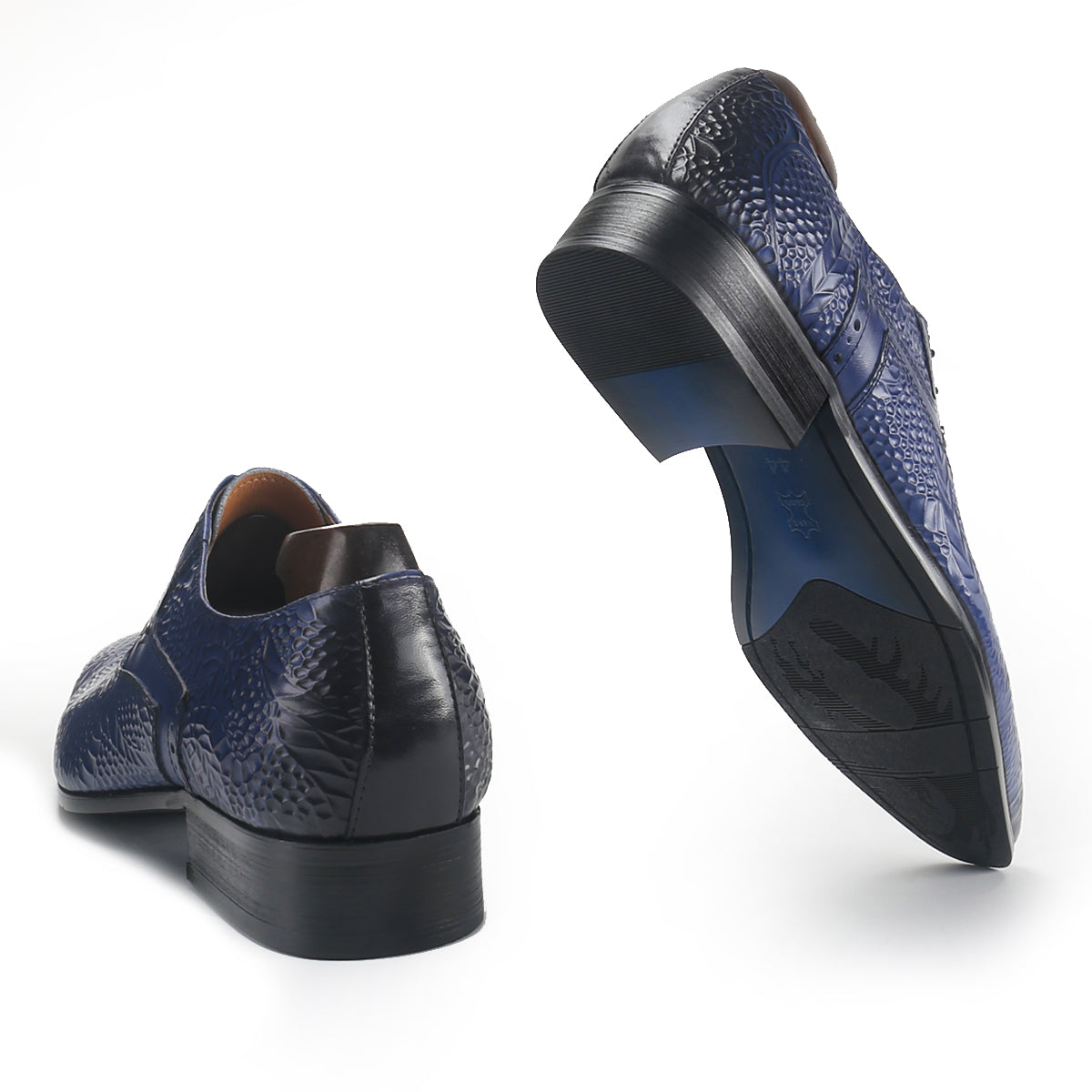 Luxury Pointed Toe Oxford Shoes with Prints