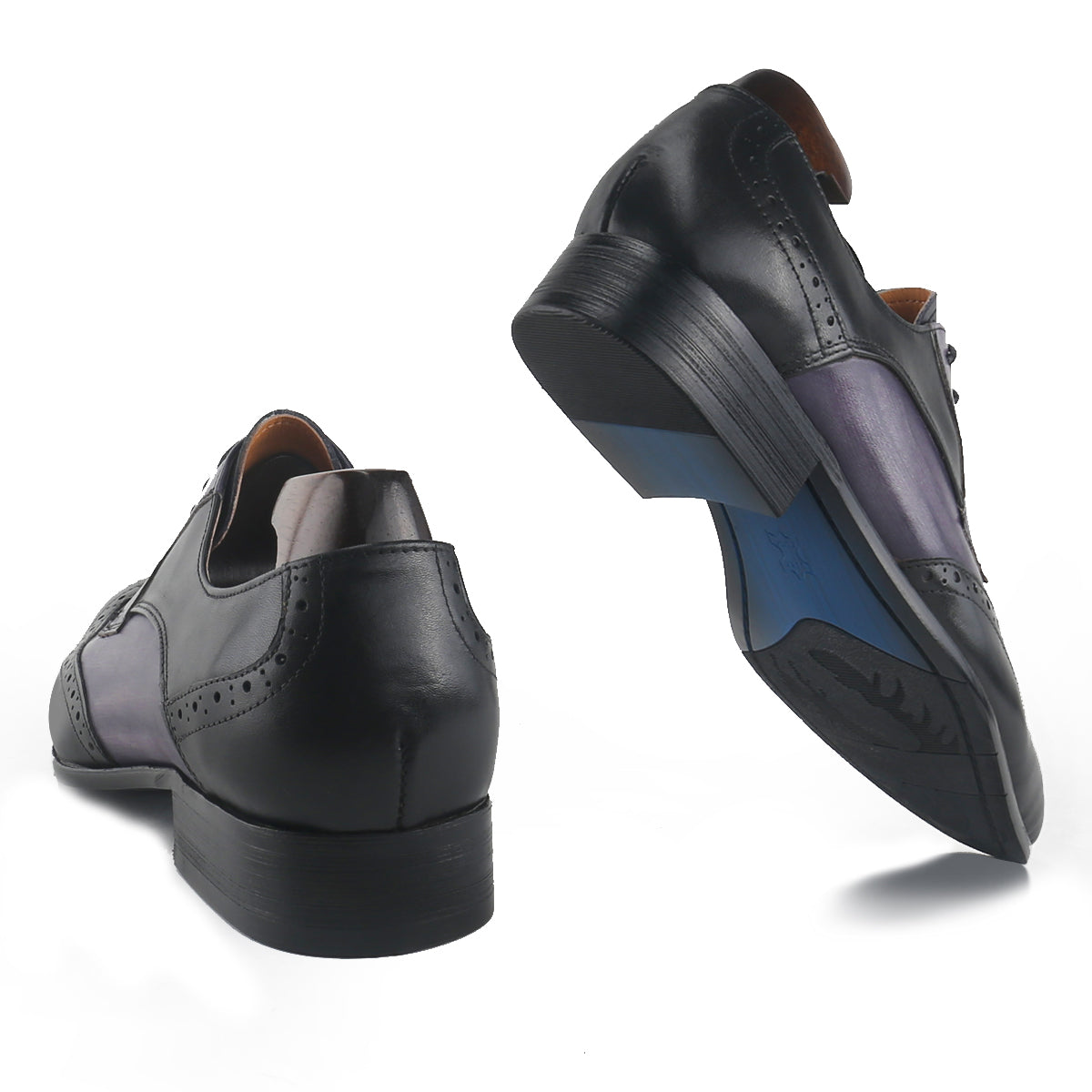 Antique Bi-Color Wingtip Derby Shoes
