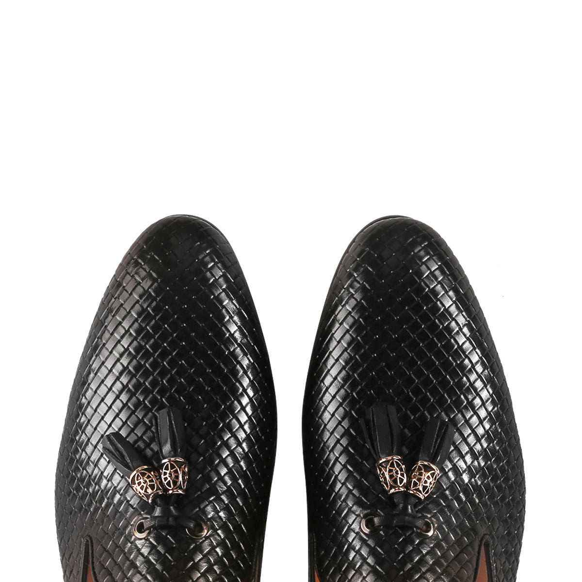 Mule informal sin cordones con detalle de borlas