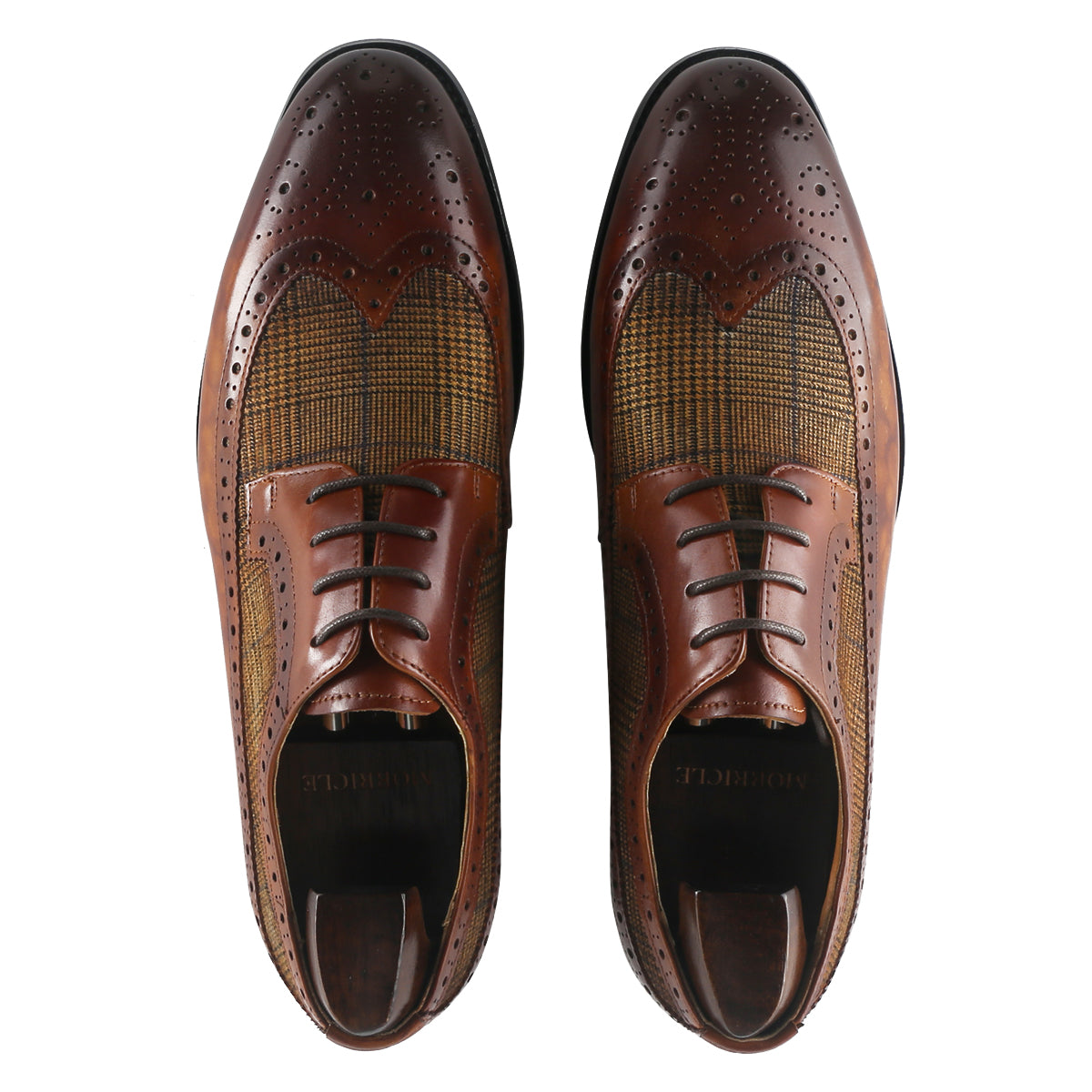 Antique Long Wingtip Brogue Derby