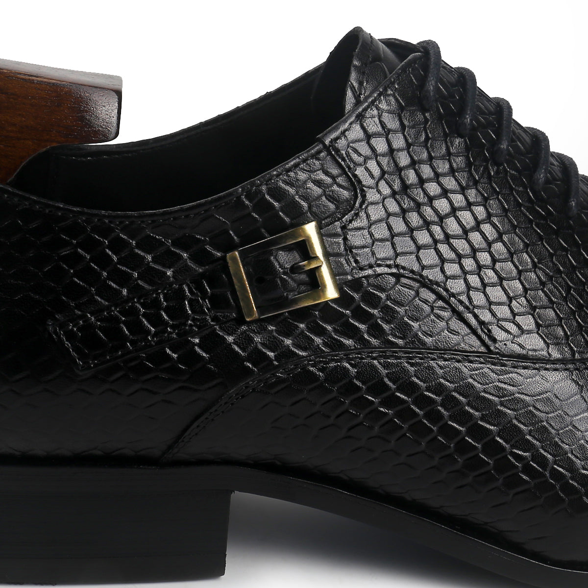 Sophisticated Oxford with Alligator Print