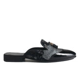 Glimmer Tassel Detail Slip On Mule
