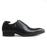 Sophisticated Oxford with Alligator Print
