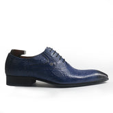 Luxury Pointed Toe Oxford Shoes with Prints