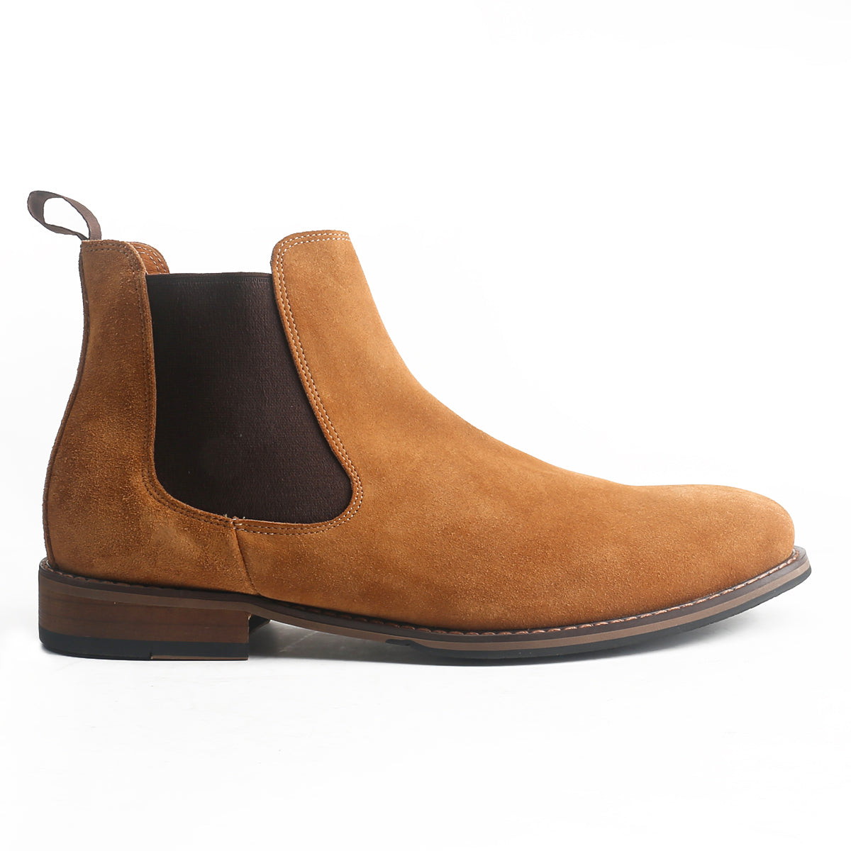 Classic Flexible Suede Chelsea Boots