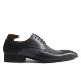 Antique Bi-Color Wingtip Derby Shoes