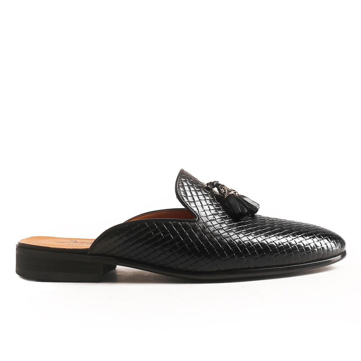 Exquisite Woven Tassel Detail Mule