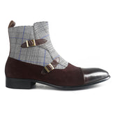 Sartorial Double Strap Cap Toe Boots