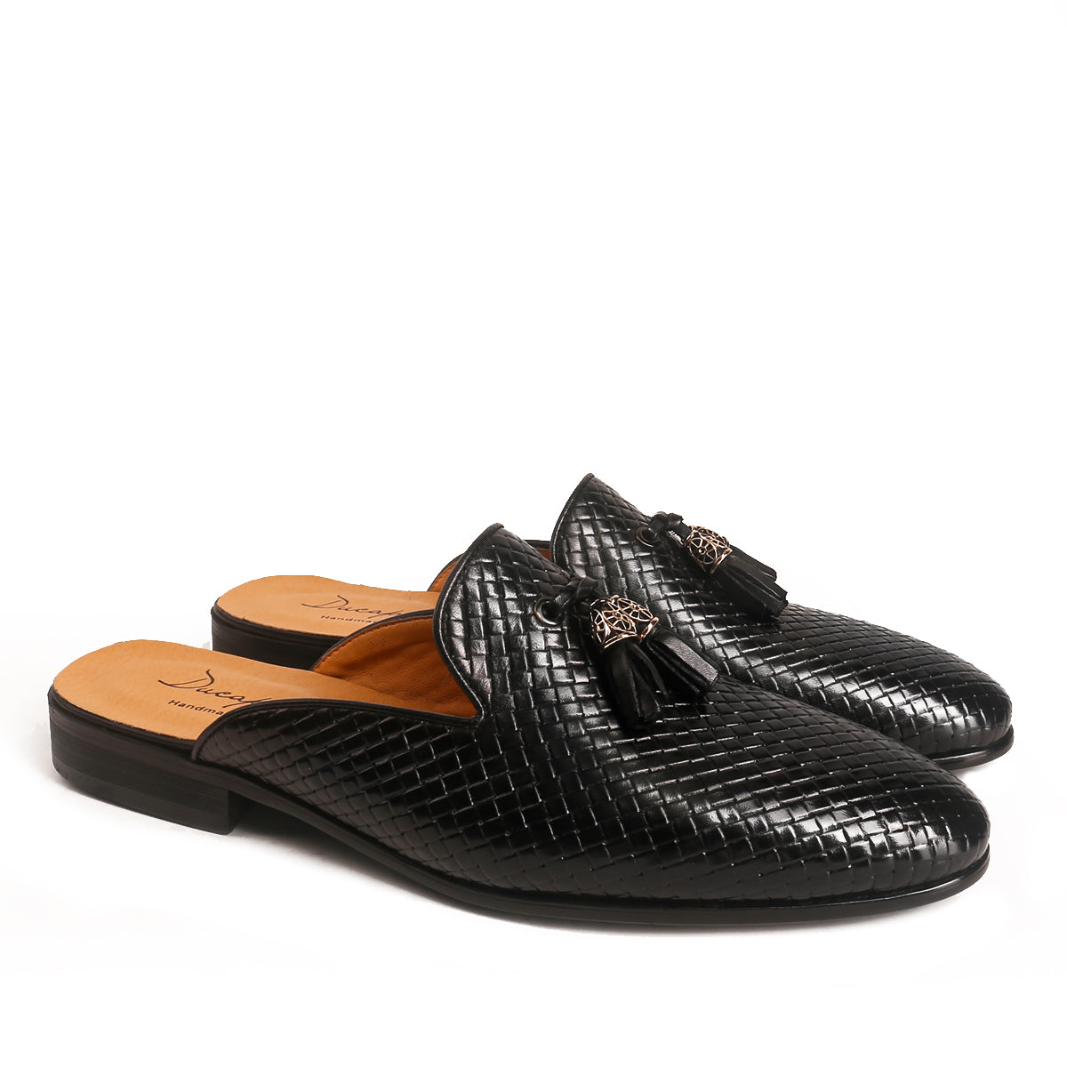 Exquisite Woven Tassel Detail Mule