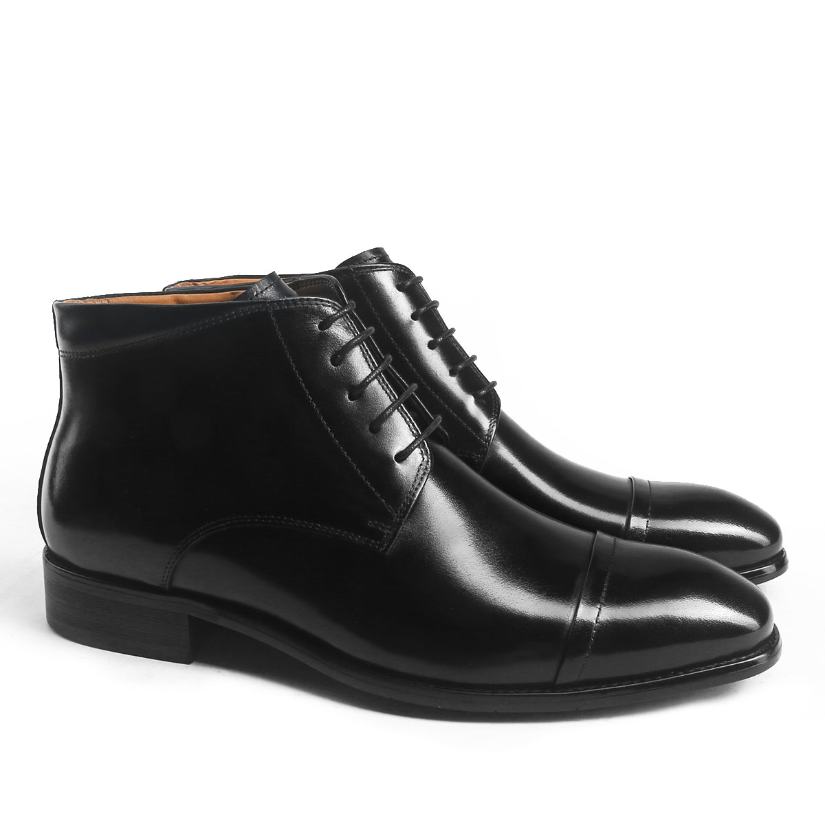 Classic Stylish Cap Toe Chukka Boots