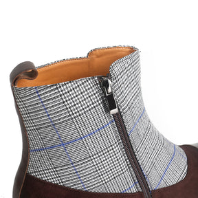 Sartorial Double Strap Cap Toe Boots